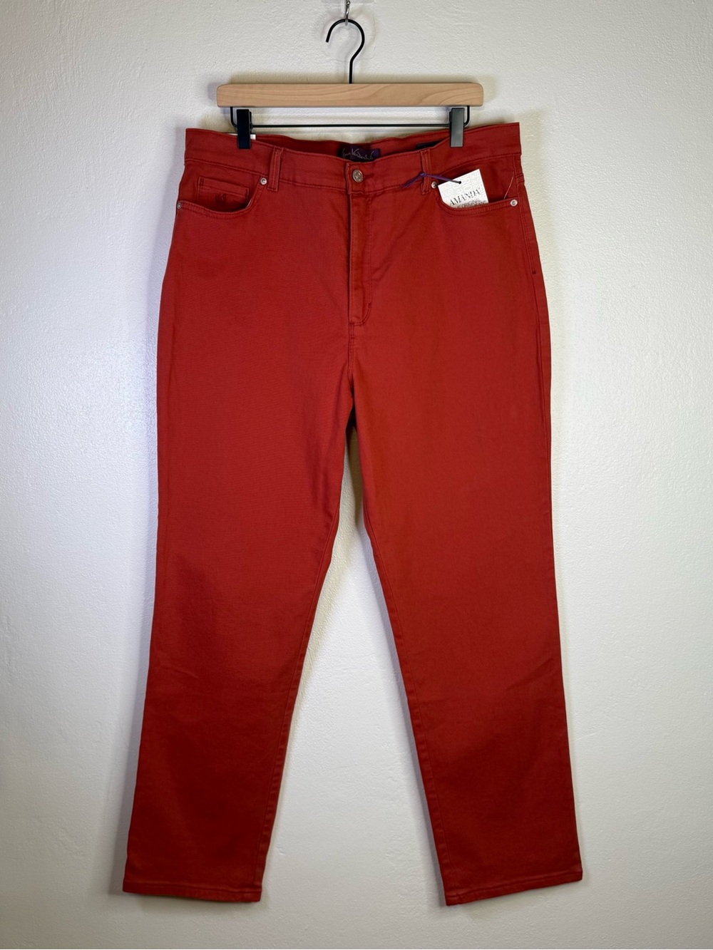 Gloria Vanderbilt Amanda Classic Rise Jeans in Autumn Blaze Women’s Size 18 - Picture 8 of 15